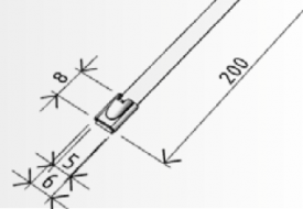 PKZ–FI Fixační pásek se zámkem