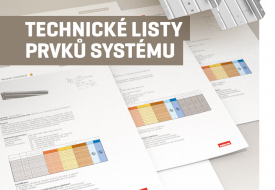 Technické listy jednotlivých prvků systému LINEAR+